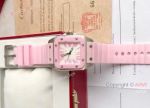 New Replica Cartier Santos 100th Anniversary Lover Watch / Pink & Steel Version
